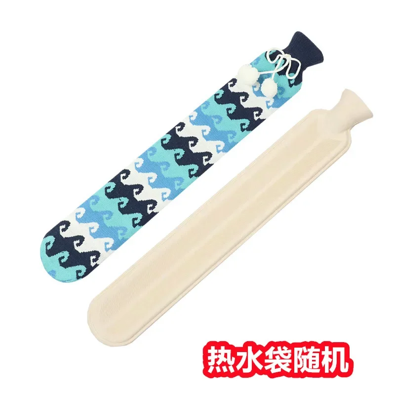Bouillottes bleues et blanches